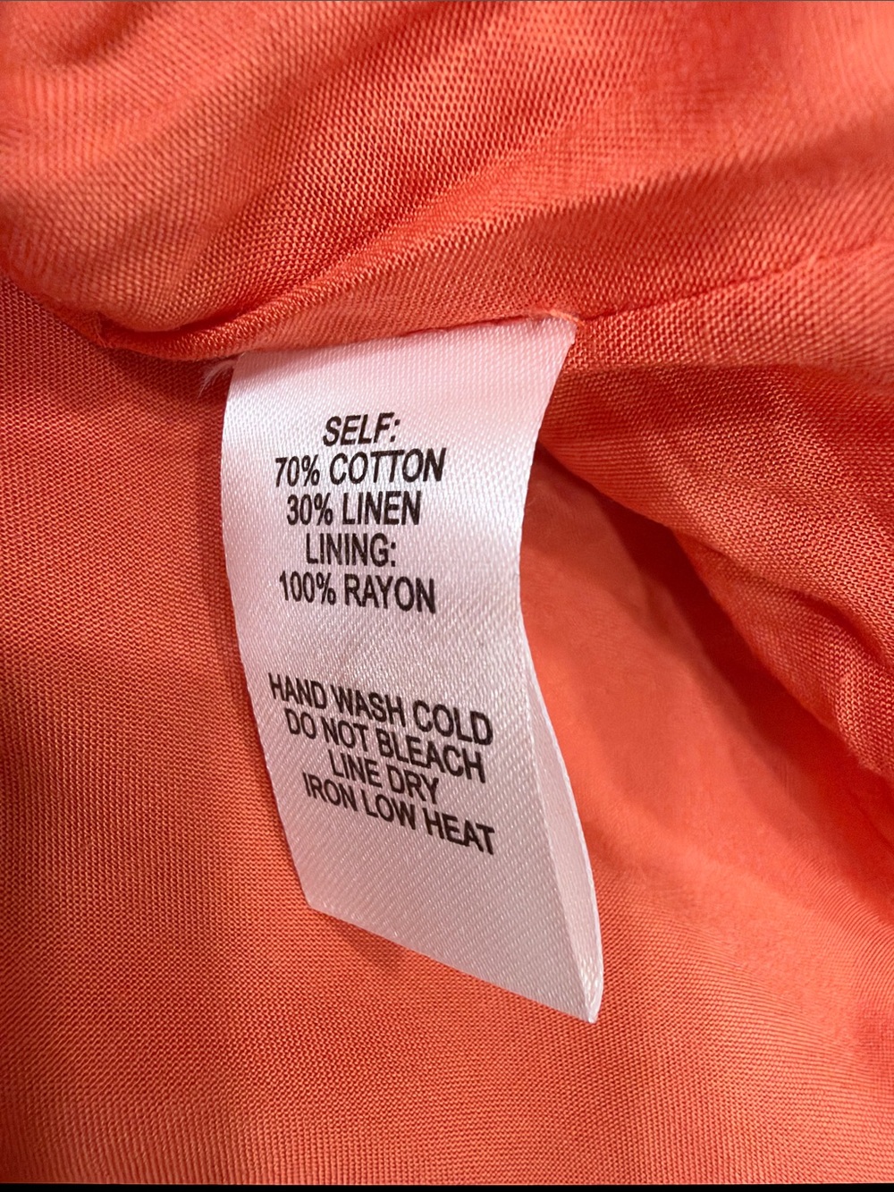 Lulu's Coral Button-Tier Mini Dress - Picture 8 of 9